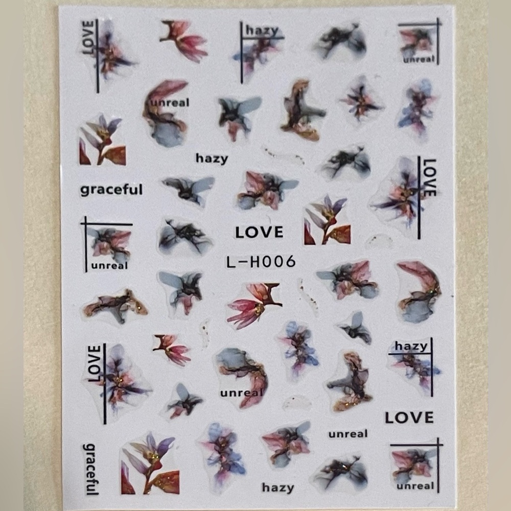 Colorful Marble Style Nail Sticker Set - Picture 12 of 16